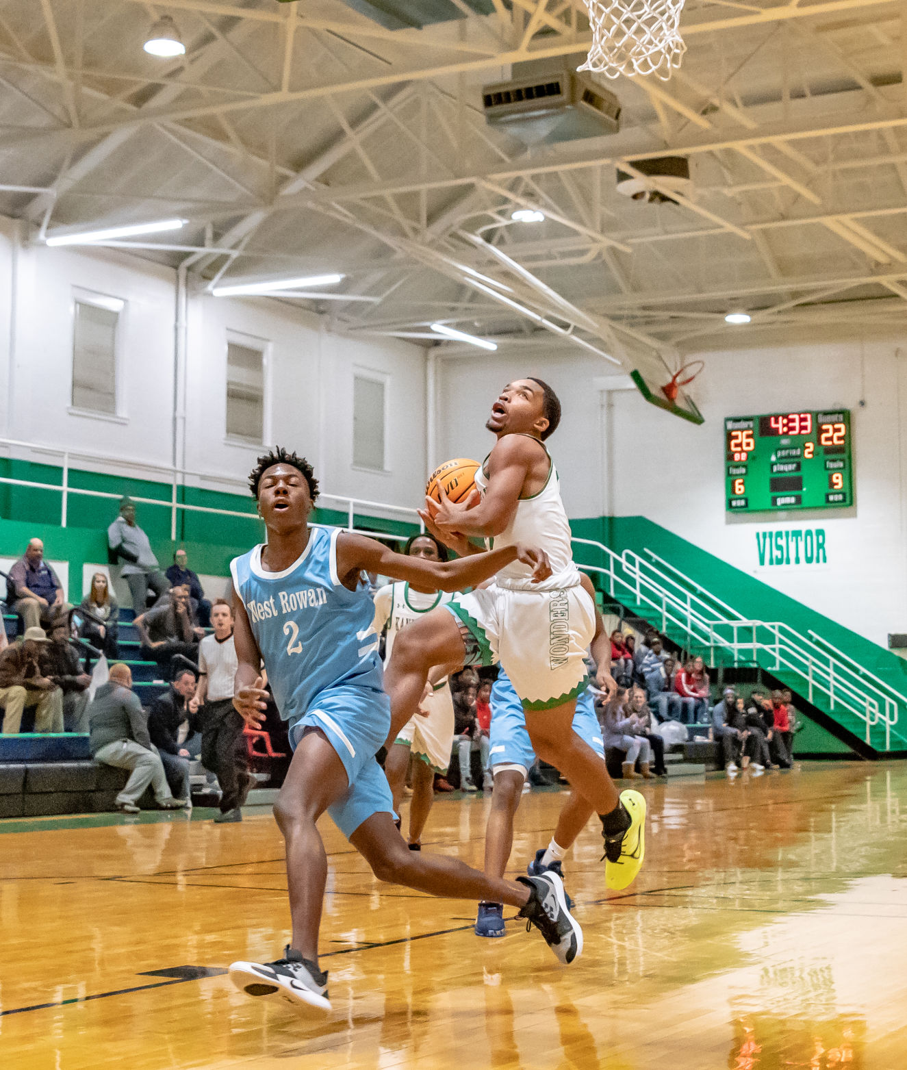 their home basketball game against West Rowan
